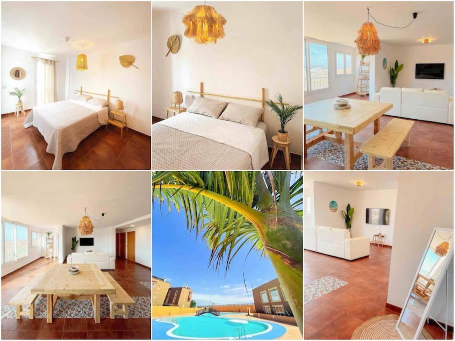Apartamento Casa Bamboo Corralejo, Espacioso, Piscina Y Parking Exterior foto
